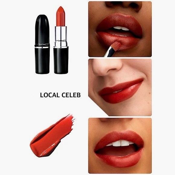 Make-up: MAC LUSTREGLASS LIPSTICK LOCAL CELEB 551 – Nuovo e nell'imballaggio originale da Zürich venduto da Mina_09
