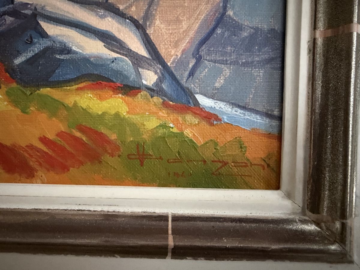 Tableaux: Gemälde von Vitale Ganzoni – D'occasion à heiden par Himmelschtern 2