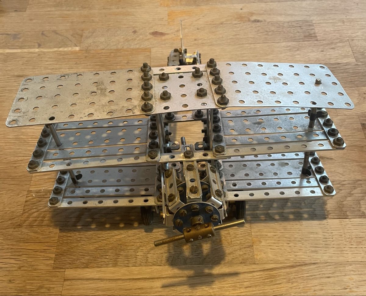 Stokys Kit di costruzioni: STOKYS Dreidecker-Flugzeug – Usato da baden venduto da Amadeo2 1