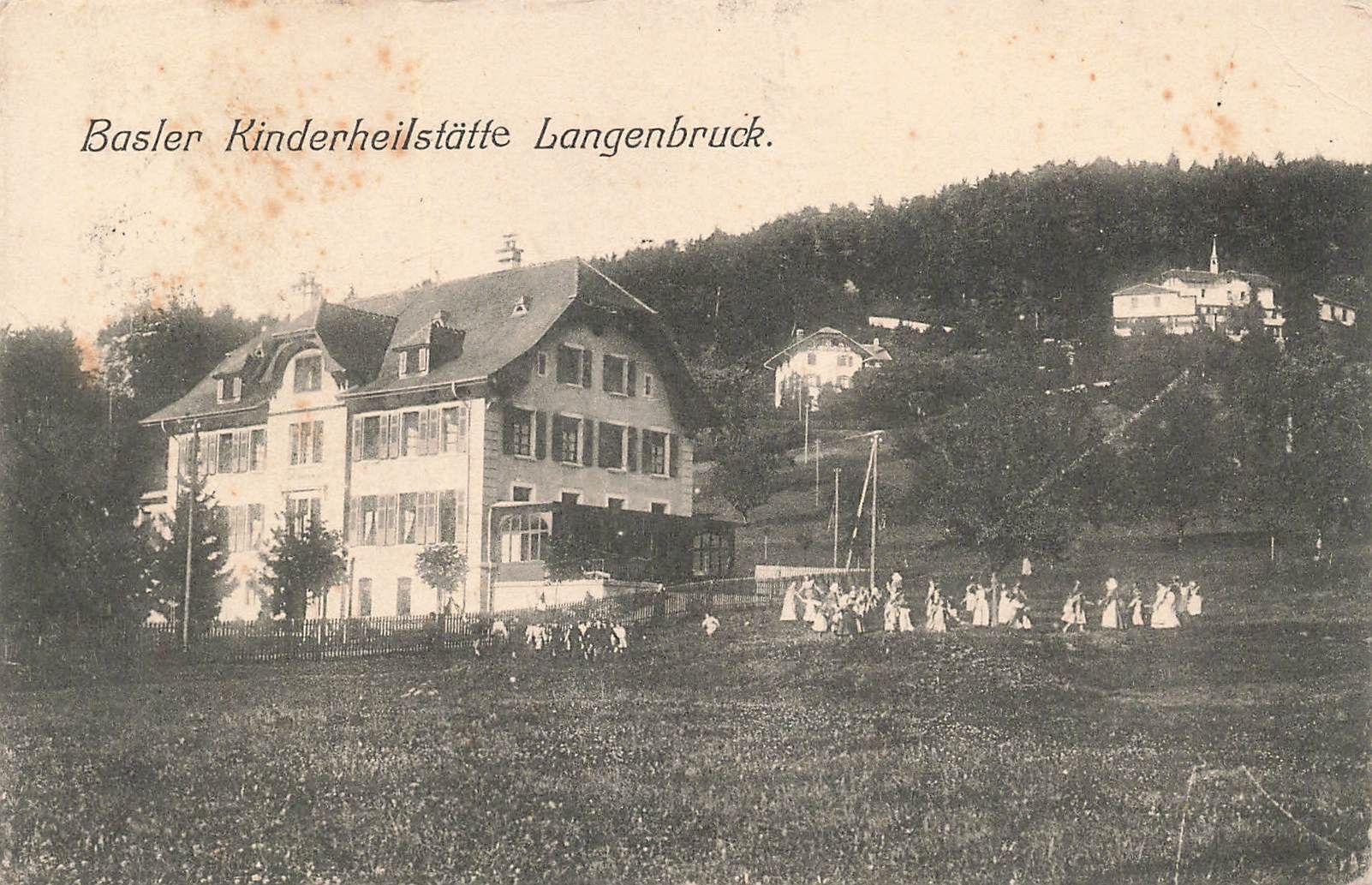 Cartoline postali: Basler kinderheilstaffe Langenbruck – Usato da Biasca venduto da Blenio71