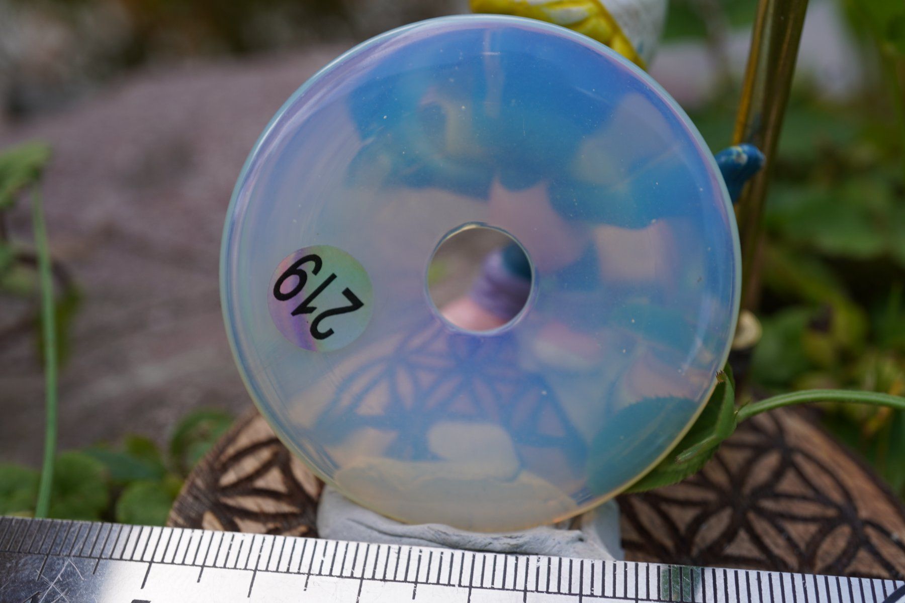Mineralien & Heilsteine: Opalit   Pi Scheibe  ca50mm    ab  1.-     Räumung – Neu und originalverpackt aus Eschenbach SG von topstone