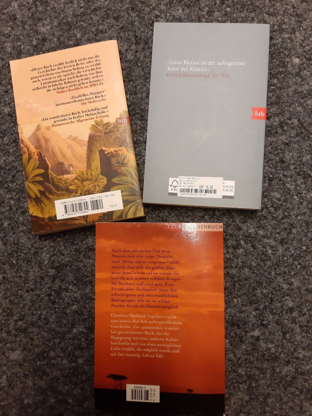 Libri: 3 Bücher – Usato da Schmitten FR venduto da ReniStern 1