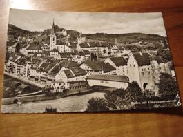Baden mit Landvogteischloss, um 1950, ungelaufen