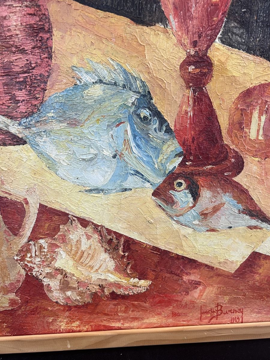 Dipinti: NATURE MORTE SIGNÉE ET DATÉE 1969 – Usato da Genève venduto da Qanil77 4