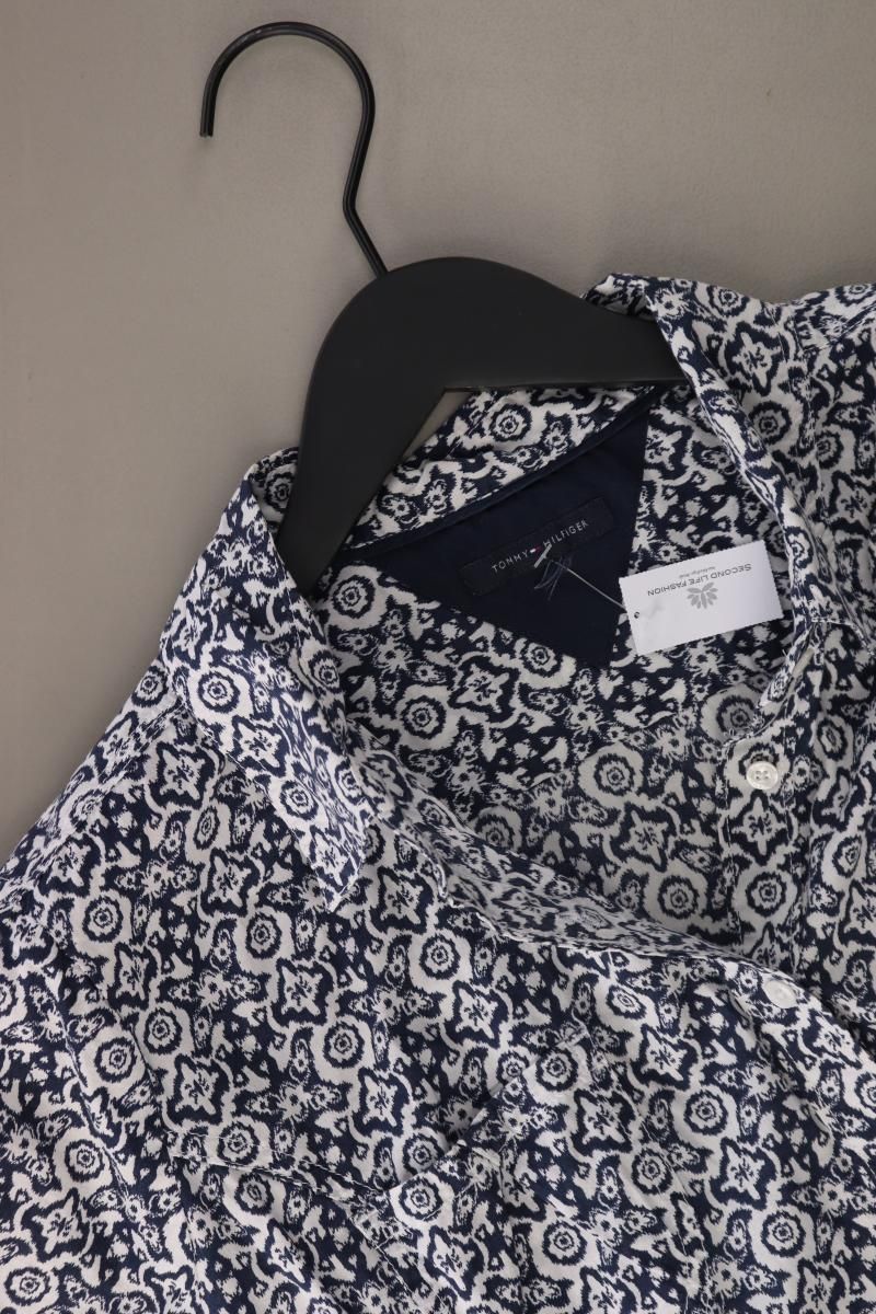 Camicette: Tommy Hilfiger Kurzarmbluse Gr. L blau – Usato da Neustadt an der Waldnaab venduto da SecondLifeFashion 1