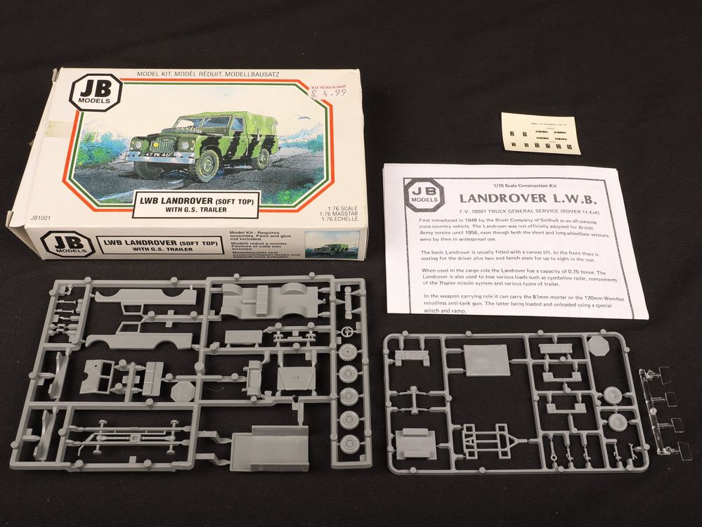 JB MODELS LWB Land Rover (Soft Top), Bausatz (Neu (gemäss Beschreibung ...
