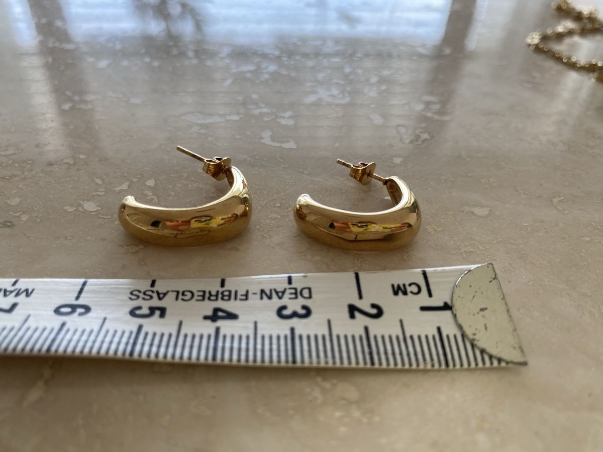 Boucles d'oreille: Gold Plated Ohrringe  – D'occasion à Emmen par Linda-Bachmann 1