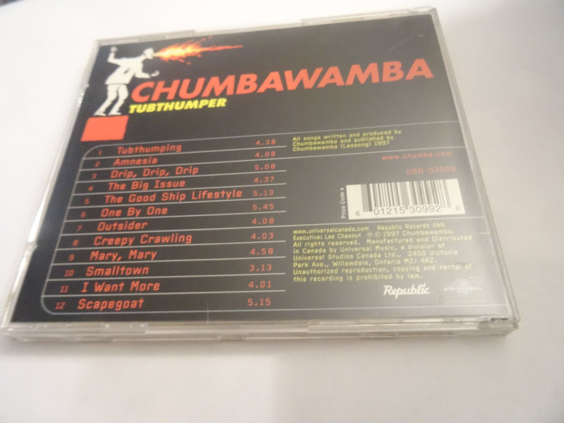 CD: Chumbawamba - Tubthumper CD – Usato da Olten venduto da Disc-Ausverkauf 1