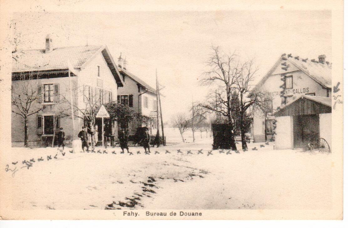 Cartes postales: Fahy Bureau de Douane 1916 – D'occasion à Wolhusen par Curver9