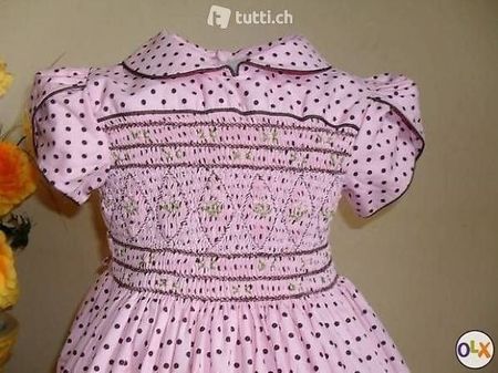 Traumhaftes Prinzessin Festliche  Kleid hand smoked dress
