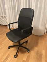 Office Chair Black Adjustable Height Good Condition