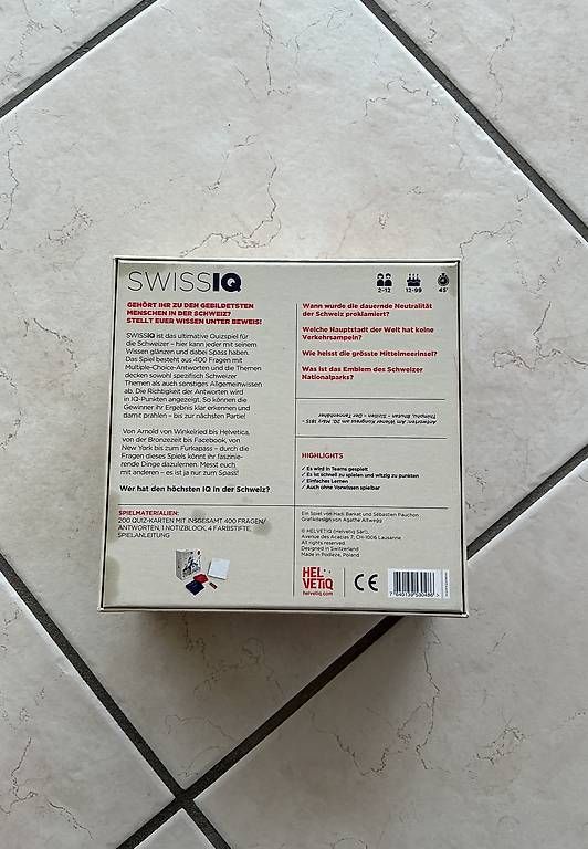 Spiele: SwissIQ – Neu (gemäss Beschreibung) aus Zimmerwald von wuff81 2