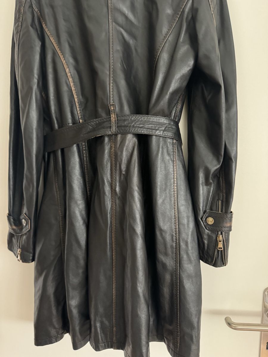 Cappotti: Echtleder Mantel Gr.44 De . Lederjacke, Trenchcoat-Style – Nuovo (secondo la descrizione) da Zell  ZH venduto da maria0100 1