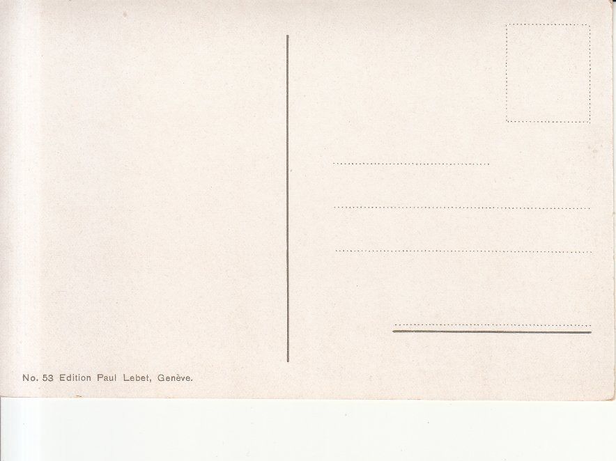 Cartoline postali: Genève ca. 1930 – Usato da Bürglen TG venduto da StampGraf 1