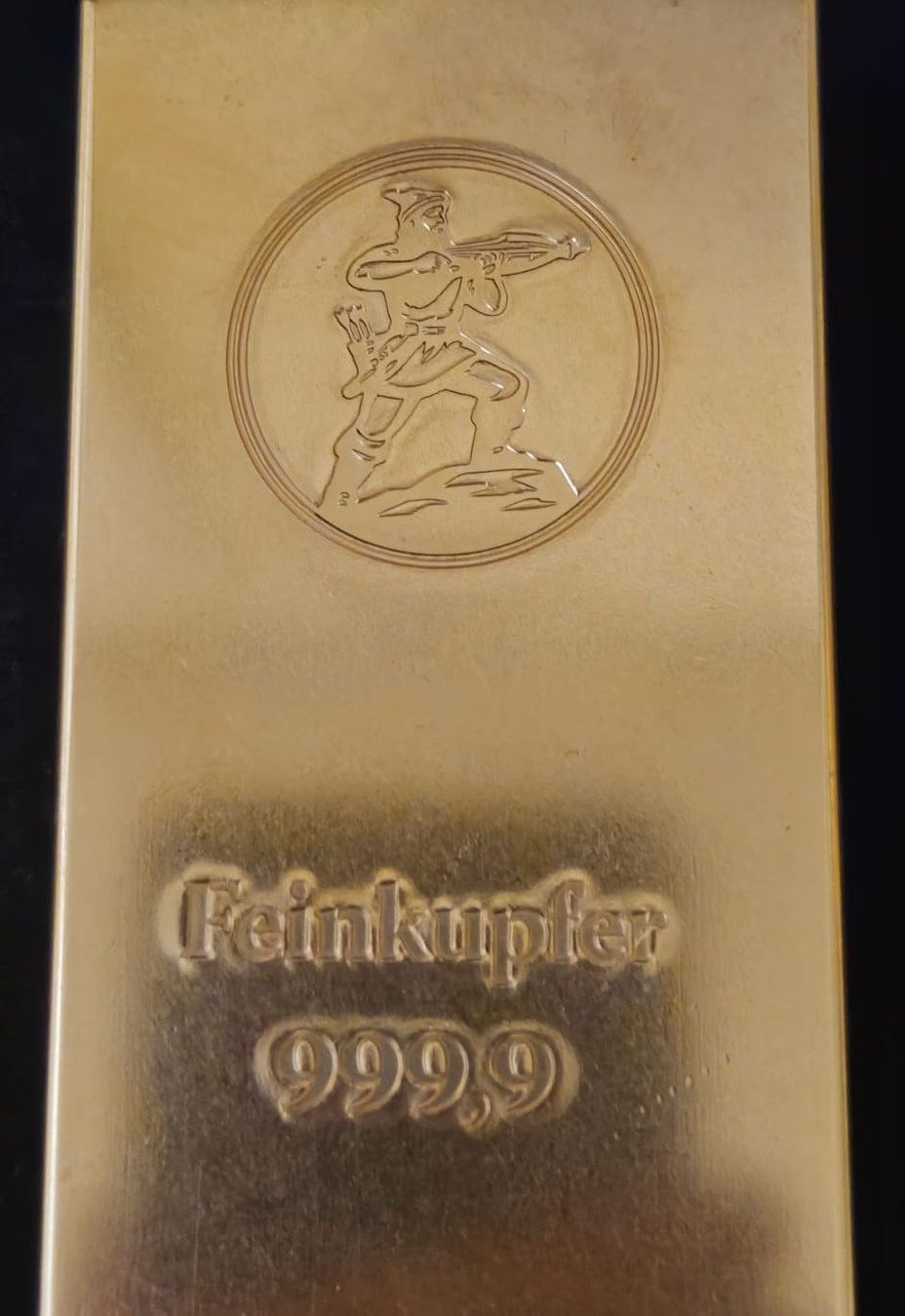 Edelmetalle: Feinkupfer Barren 999,9 - 1000 g – Neu und originalverpackt aus Rümlang von Hyperflyer 4