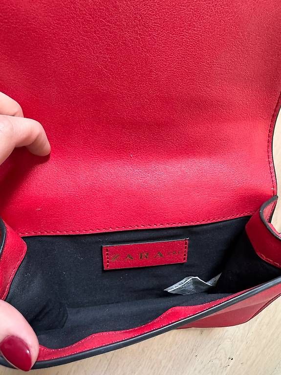 Zara Borse da donna: Rote Zara Umhängetasche – Nuovo (secondo la descrizione) da Arlesheim venduto da dan_vv9f 3