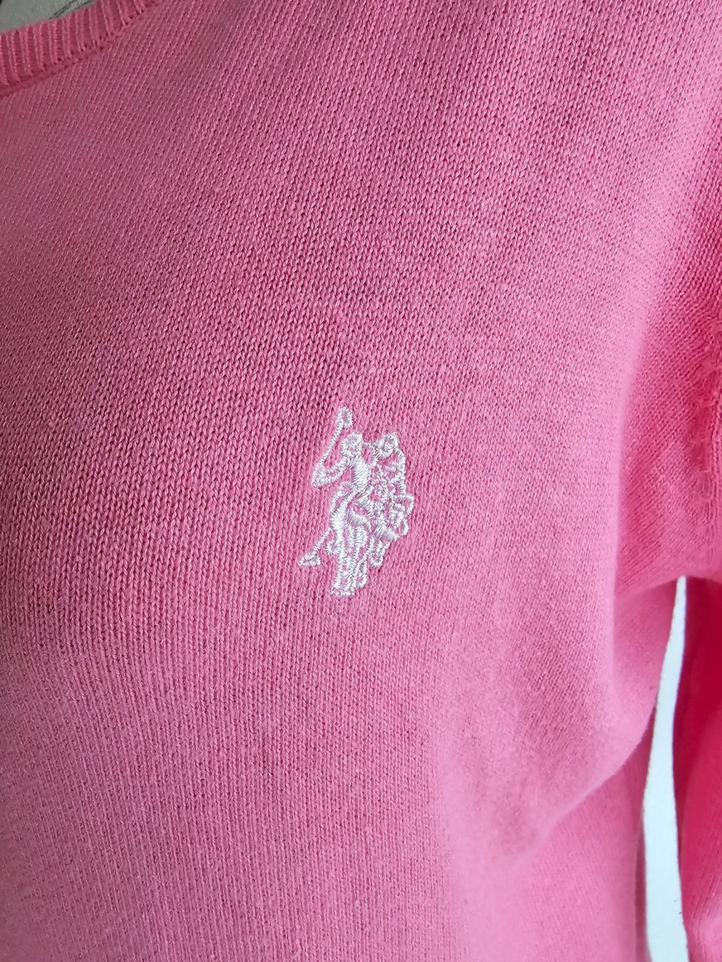 US Polo Maglioni & Felpe: Pullover US polo Assn. in rosa, Gr. S – Usato da Steinebrunn venduto da sassi31 1