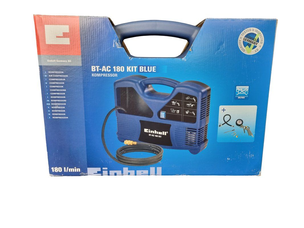 Einhell Kompressoren: EINHELL BT-AC 180 Kompressor Kit Blau – Gebraucht aus Wangen b. Olten von Restwert_Wangen
