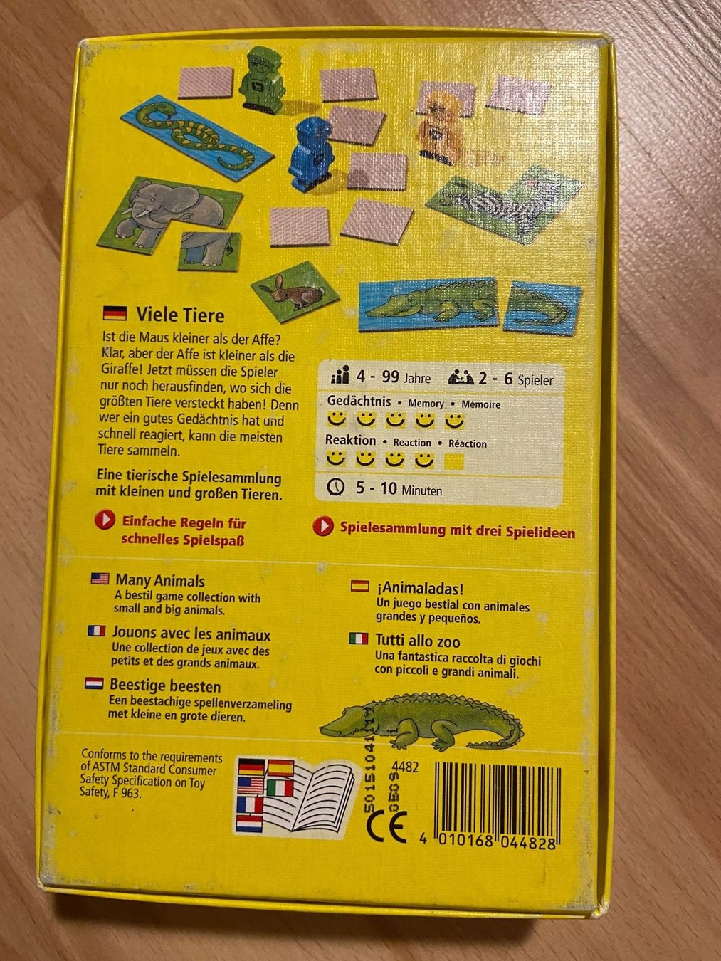 Haba Giochi: Spiel Viele Tiere Memory Haba – Usato da Hausen AG venduto da dege02 1