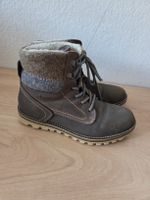 Warmer Damen Schnürstiefel von Tamaris Gr.37 Grautöne