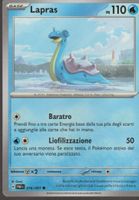 TCG POKEMON destino di Paldea PAF 016/091 LAPRAS  Italian