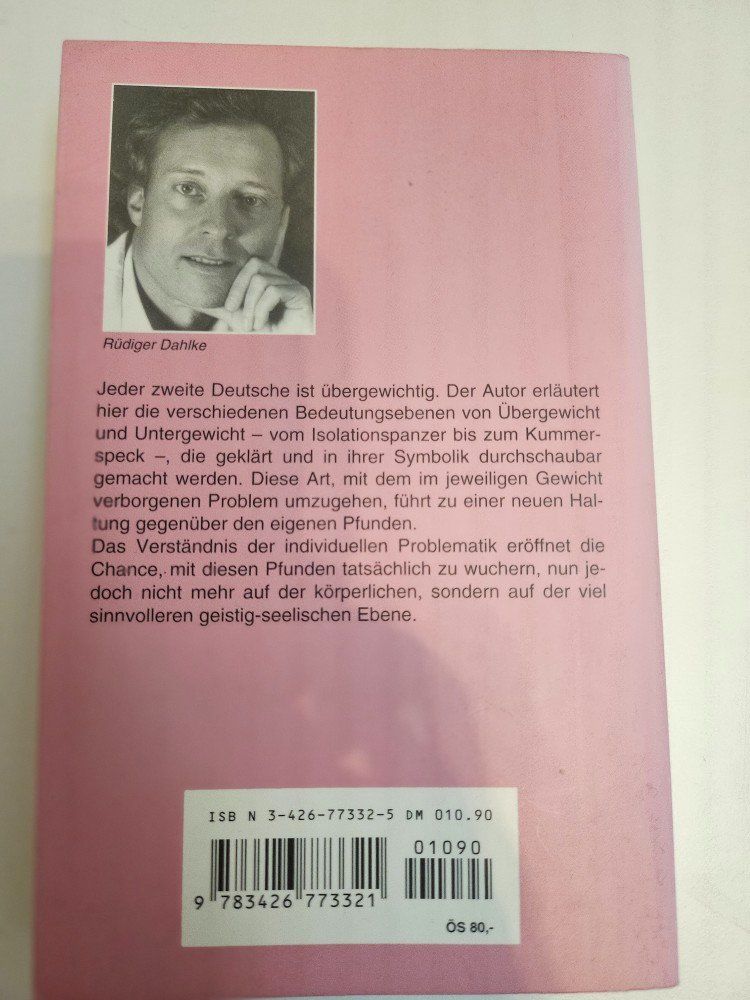 Bücher: Gewichtsprobleme von Rüdiger Dahlke – Gebraucht aus Volketswil von Walest 1