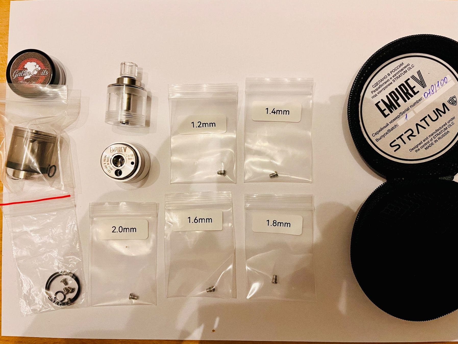 Altri Prodotti per fumatori: Empire V RTA High End – Nuovo (secondo la descrizione) da Herzogenbuchsee venduto da Vtx18 2