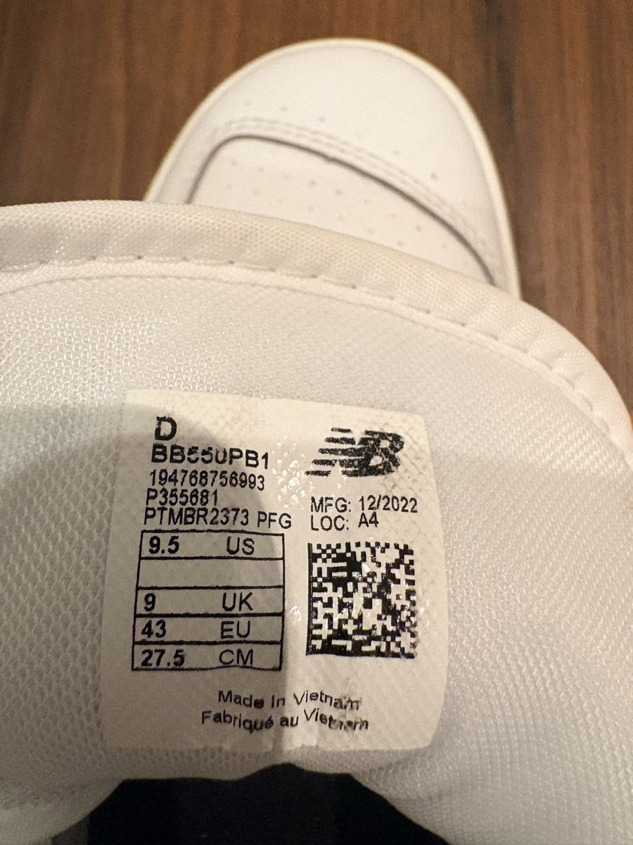 New Balance Scarpe da uomo: New Balance 550 white – Nuovo (secondo la descrizione) da Seengen venduto da Matrix2020 7