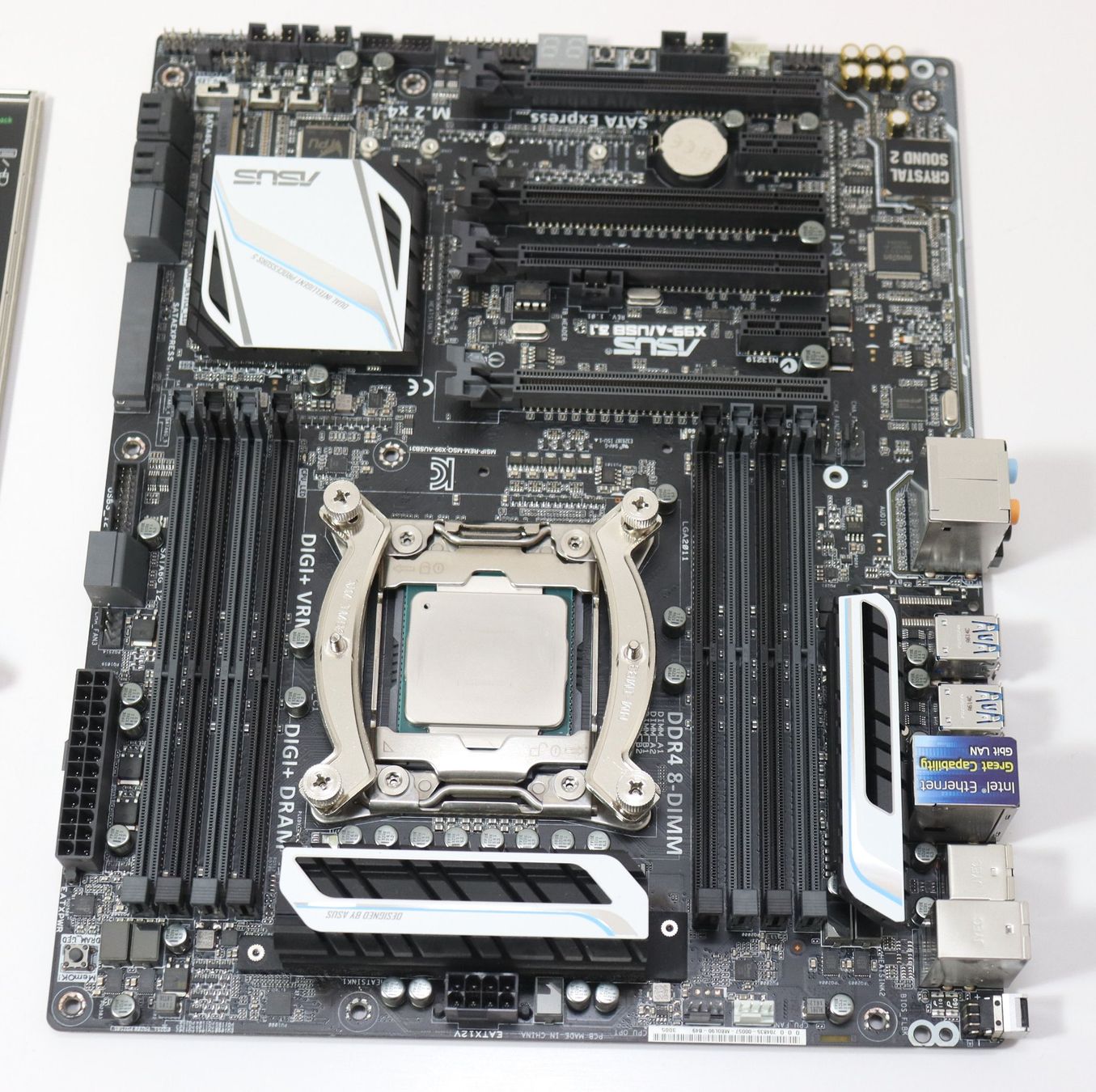 Asus X99-A/USB3.1 mit Intel i7-5820K 6-core Prozessor (Gebraucht