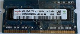Hynix 4GB 1600MHz DDR3L SODIMM Modul (72)