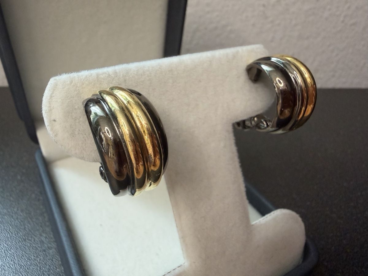 Orecchini pendenti & Orecchini a lobo: Vintage Ohrringe Clips Luxus Modeschmuck   – Usato da Lamone venduto da LaCantinaMagica 2