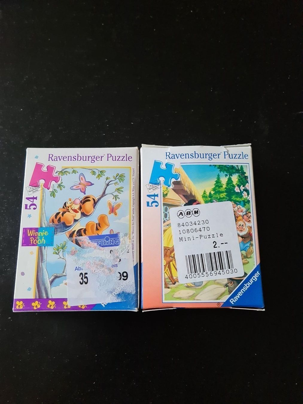 Ravensburger Puzzles: 2 Puzzle Winnie the Pooh / Schneewittchen – Gebraucht aus Erstfeld von Uhu1980 1