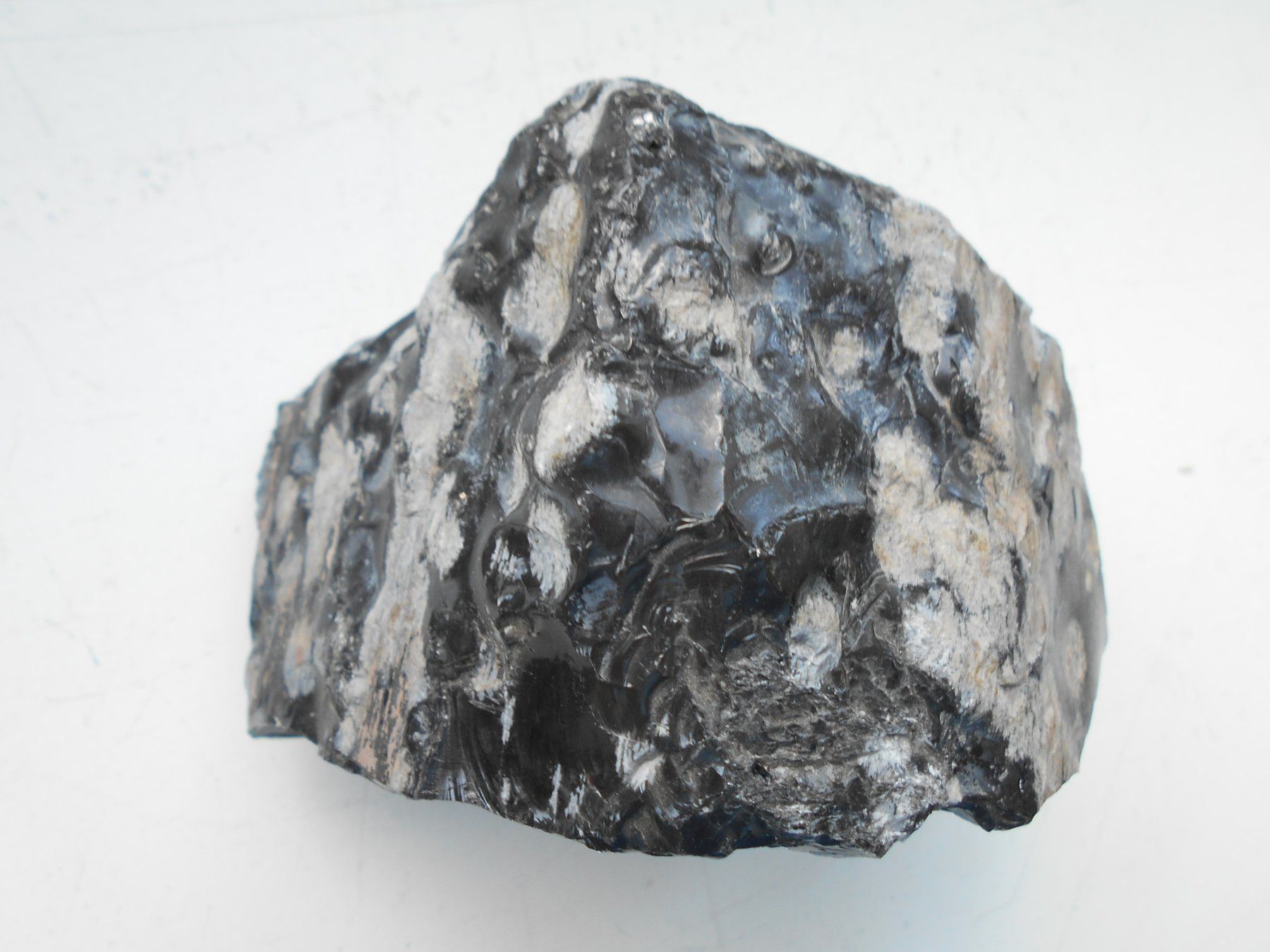 Minerali & Pietre curative: Schneeflocken-Obsidian Vulkanisches Gesteinsglas ca. 520 gr. – Nuovo (secondo la descrizione) da Zürich venduto da swisscristal01 1