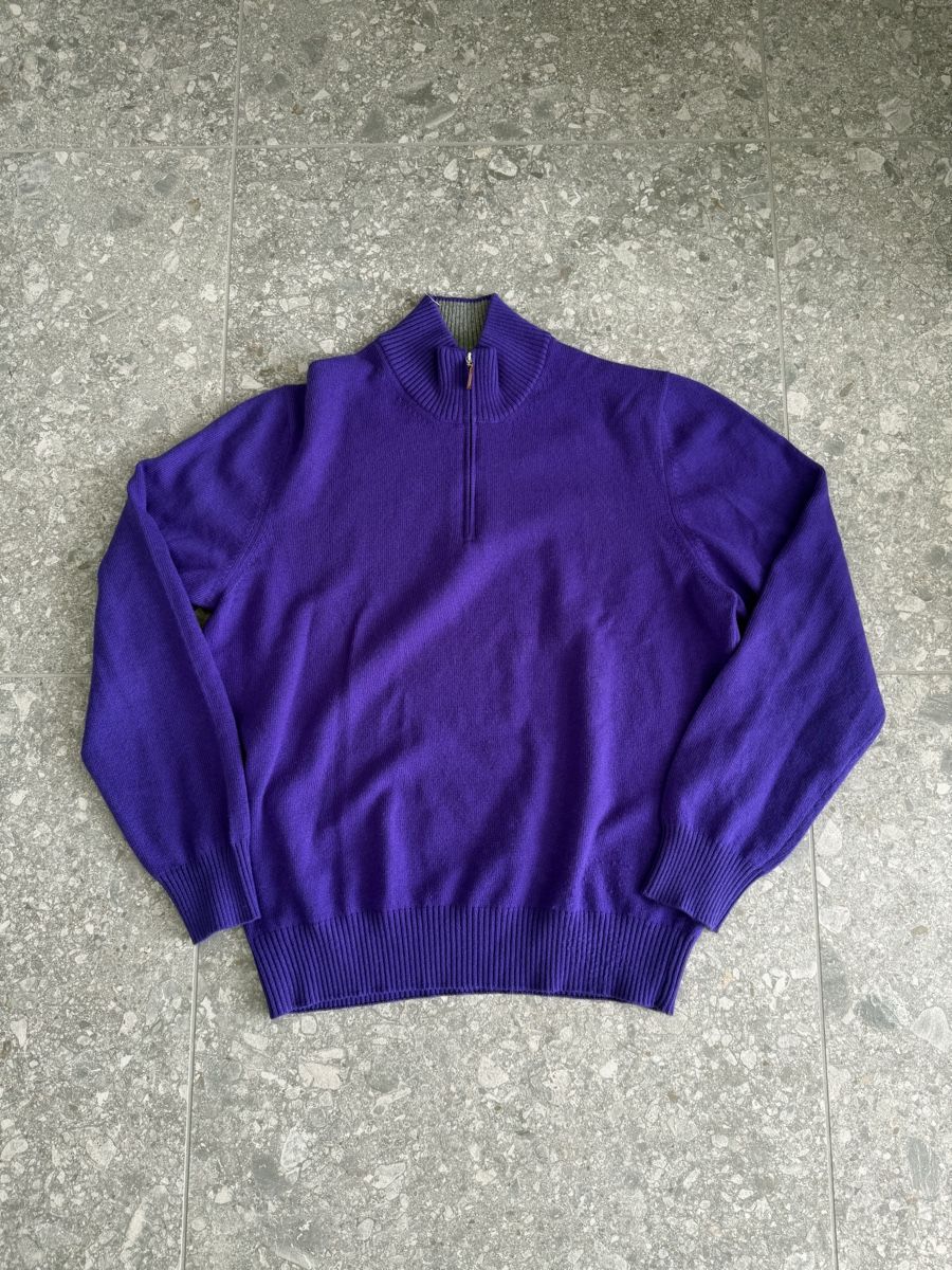 Pullover & Sweatshirts: Gran Sasso Pullover 100% Kaschmir violett Grösse L – Gebraucht aus Birmensdorf ZH von nin.am