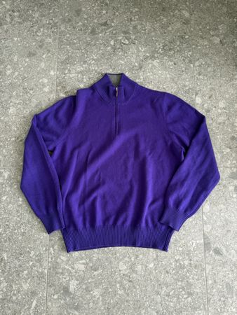 Gran Sasso Pullover 100% Kaschmir violett Grösse L