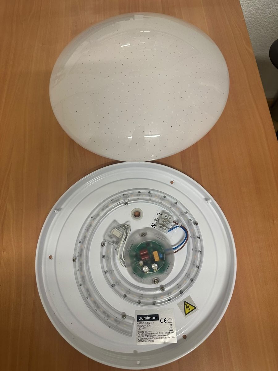 Kronleuchter & Deckenlampen: Deckenleuchte rund weiss – Gebraucht aus Glattbrugg von ray_5br5 1