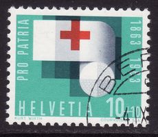 Pro Patria SBK-Nr. 114 (Verbandstoffrolle 1963) gestempelt