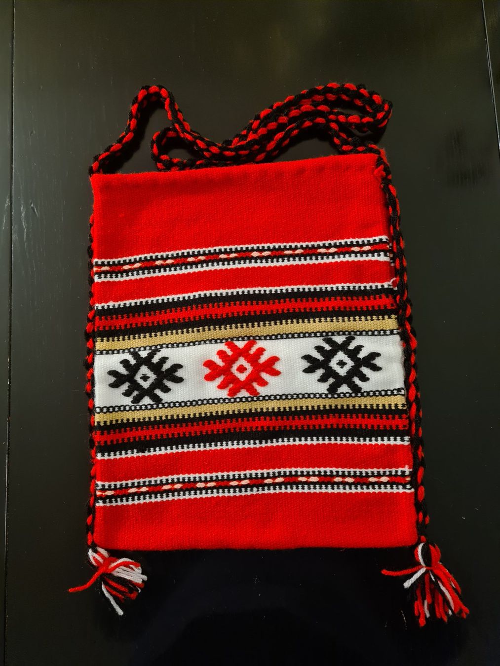 Borse: Stoff Tasche mit traditionellen Motiven – Usato da Lyss venduto da Phoenix_13 1