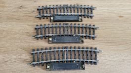 3x Märkin 2239 gebogene Schaltgleise H0 AC