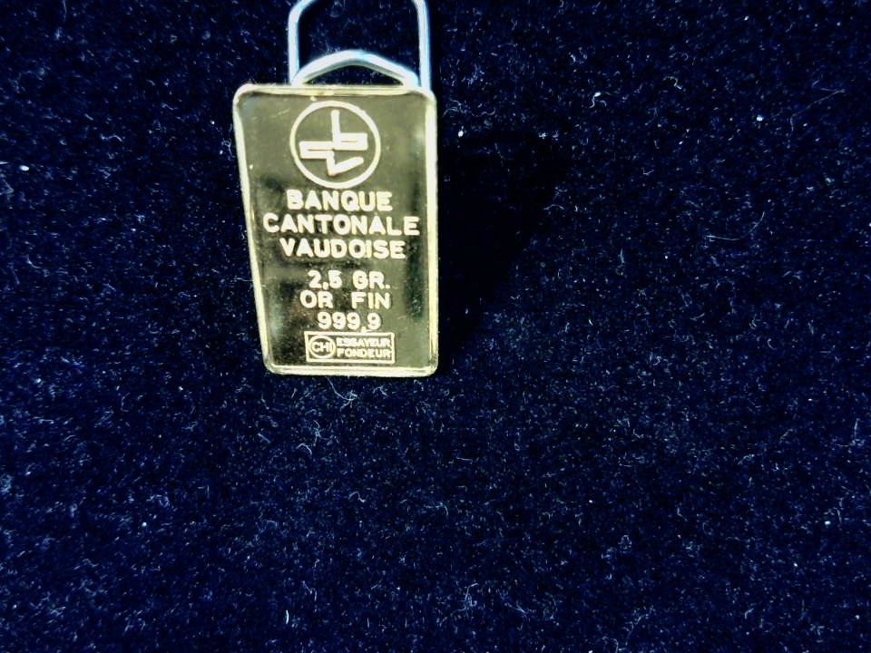 Metalli preziosi: Lingot 2,5 gr ancien Or 999,9 – Usato da Lausanne venduto da est_vm9t 1