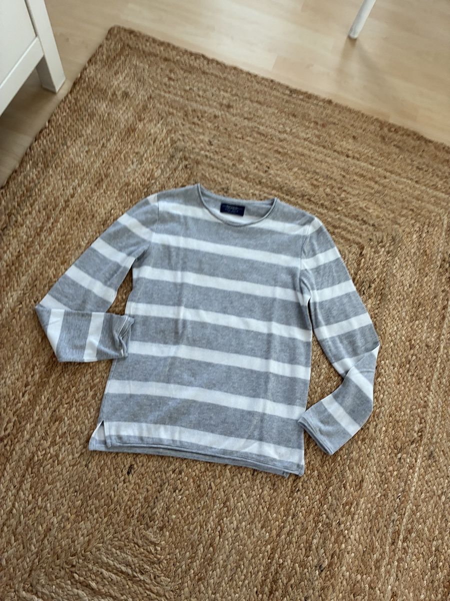 Pull&Bear Maglioni & Felpe: Pullover Pull&Bear gestreift grau weiss.S. Top Zustand  – Usato da Dübendorf venduto da mar_s66c 1
