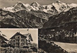 Alte Postkarte Hotel Silberhorn Beatenberg