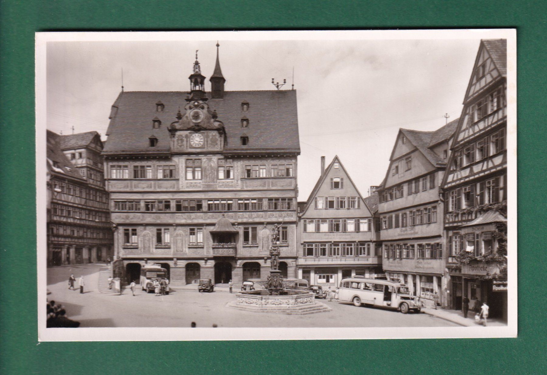 Cartoline postali: TÜBINGEN - Marktplatz - Bus – Usato da Pully venduto da nicecards-shop