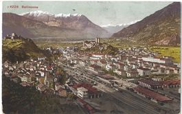 k 4228   Bellinzona  (mit Bahnhof)