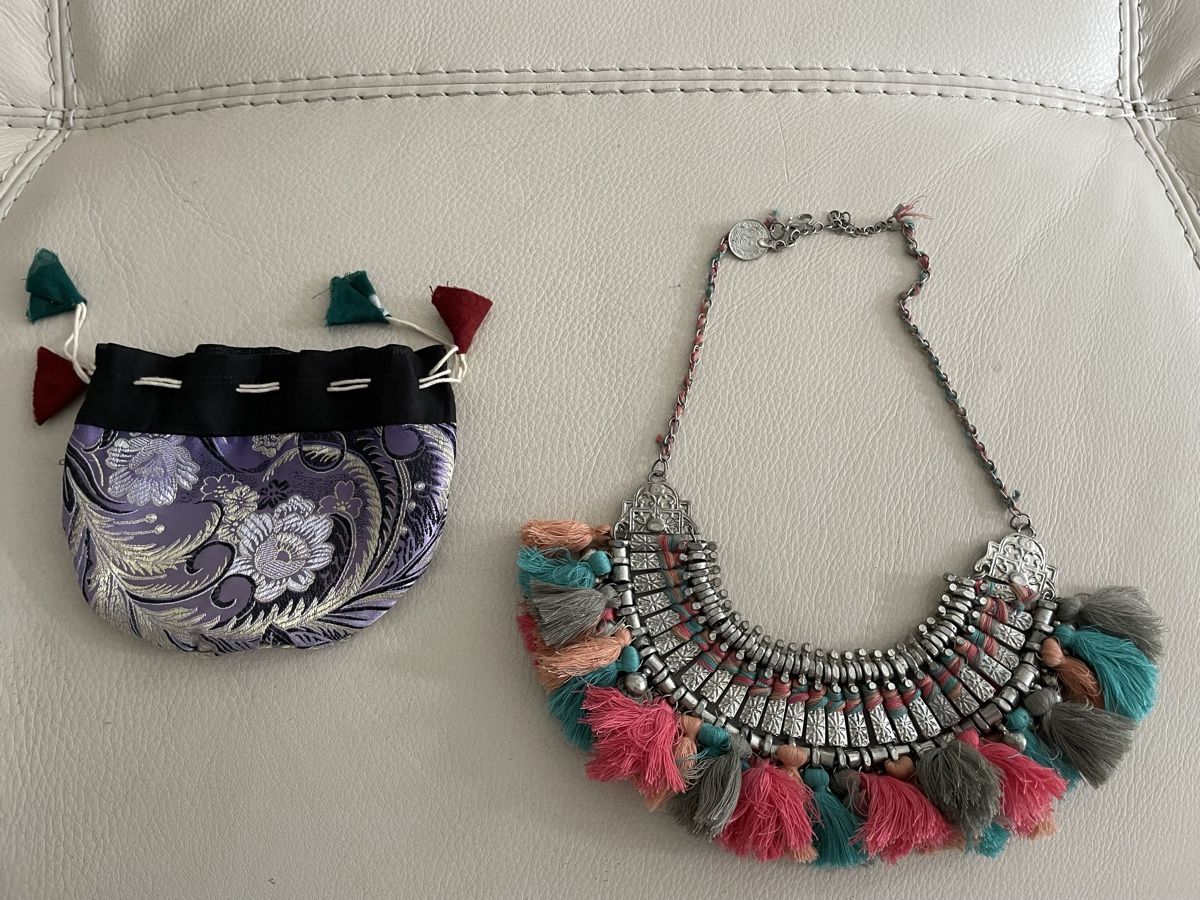 Ketten: Coole Statement-Kette mit Troddeln, Ibiza Style, neuwertig – Gebraucht aus Lindau von Gybsi0 1