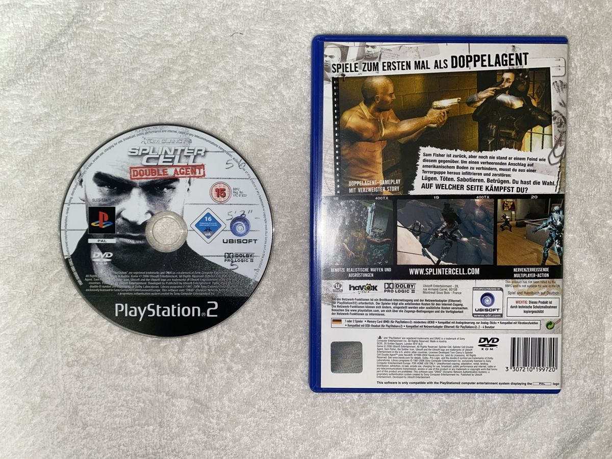 Sony Giochi: Tom Clancy‘s Splinter Cell Double Agent PS2 – Usato da Reichenbach i. K. venduto da Daniel840 1