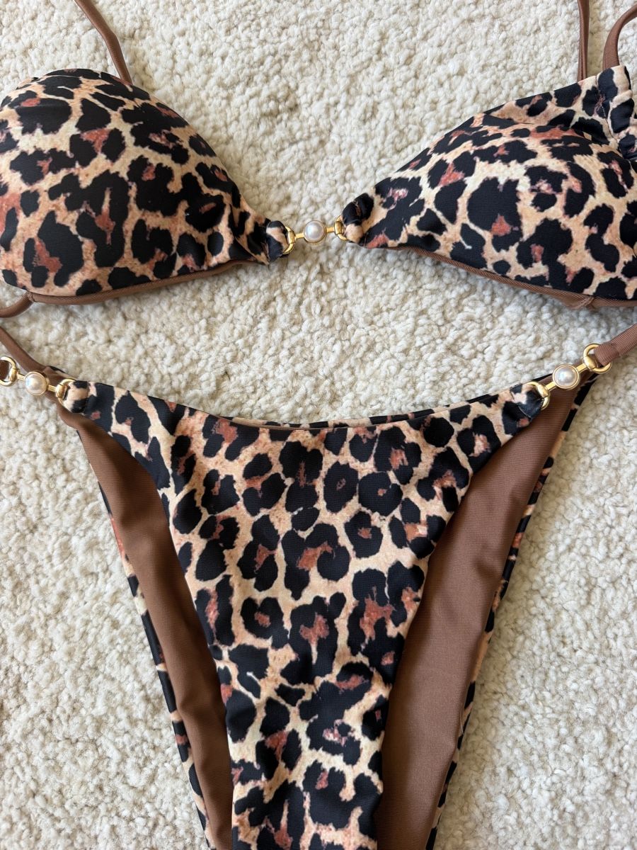 Costumi da bagno & Bikini: Bikini Leo Muster Damen Grösse S neu – Usato da Brunnen venduto da Eldra 2