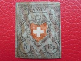 Rayon I (15II), Type 27, mit rarer AARGAUER RAUTE - +Befund