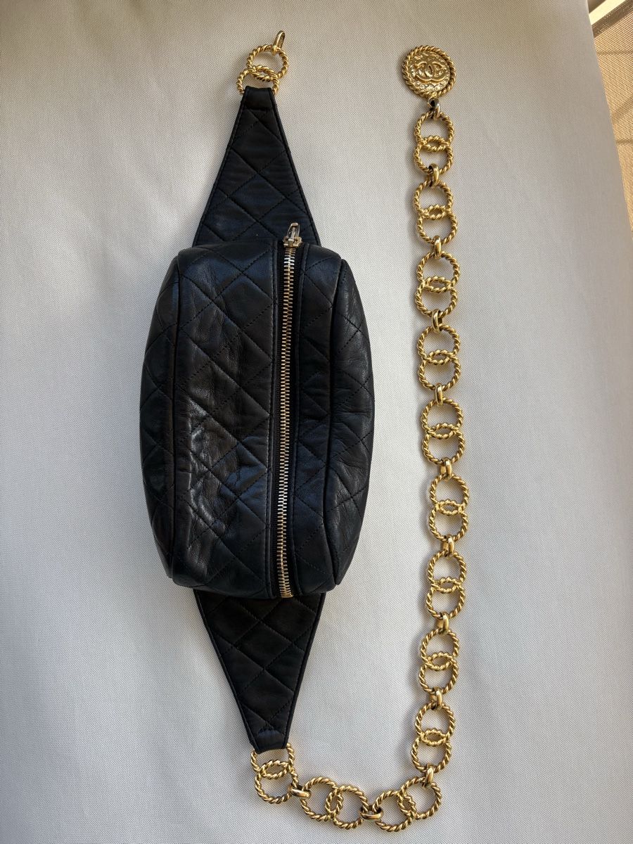 Chanel Borse: Chanel Quilted Chain Belt Bag – Usato da Rotkreuz venduto da dor_d6wc