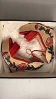 Gucci Sandalen, Grösse 38.5, Keilabsatz, Sommer Look!